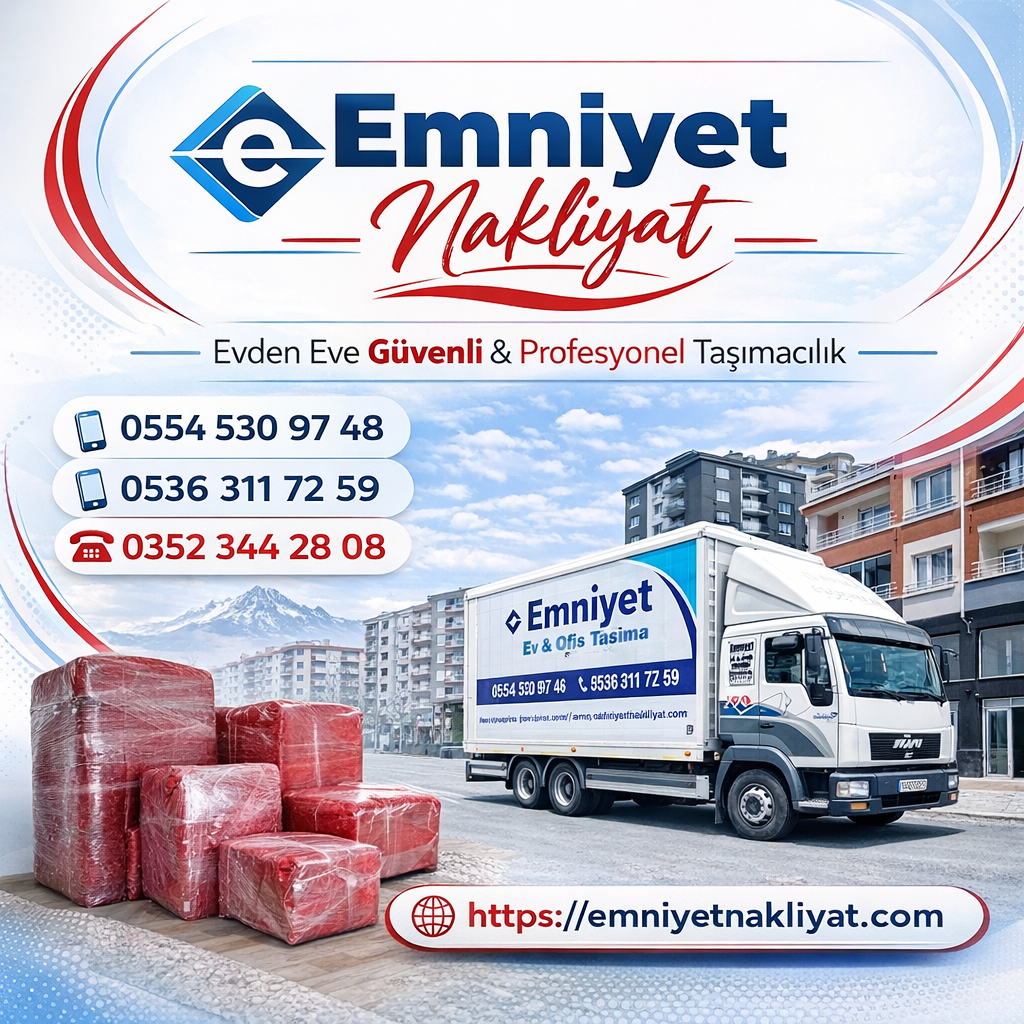 Emniyet Evden Eve Nakliyat - Kayseri Hızlı Taşıma Ekibi