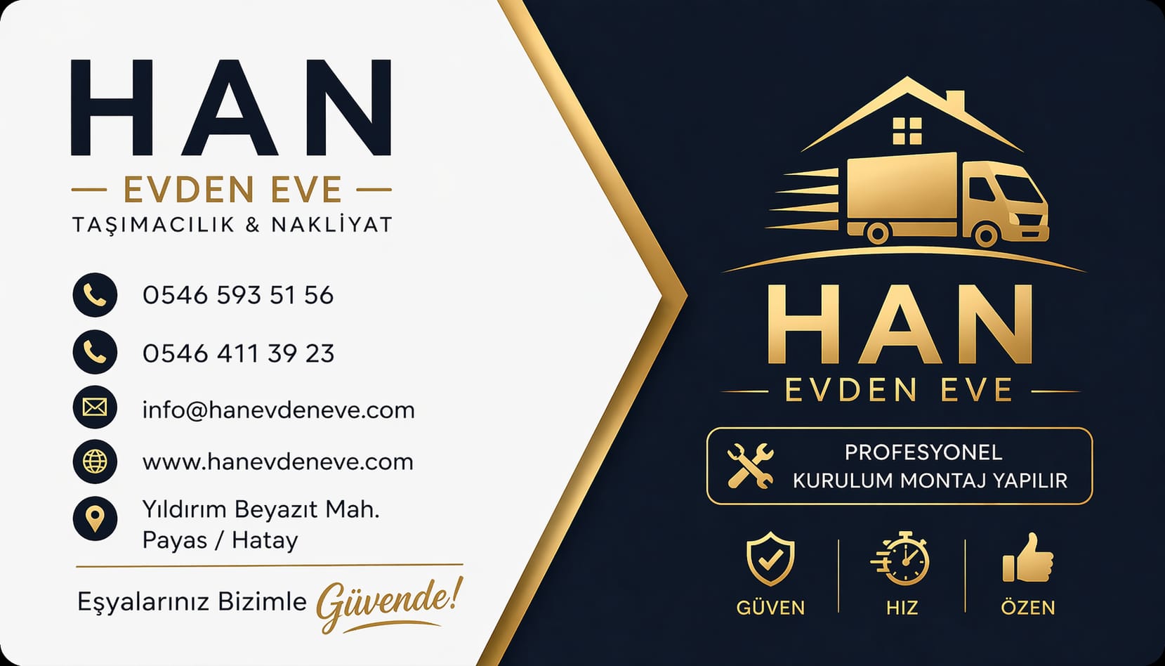 Hatay Han evden eve nakliyat
